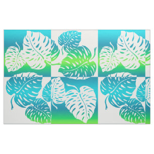 Tecido Mistura Tropical Havaiana Makua Monstera
