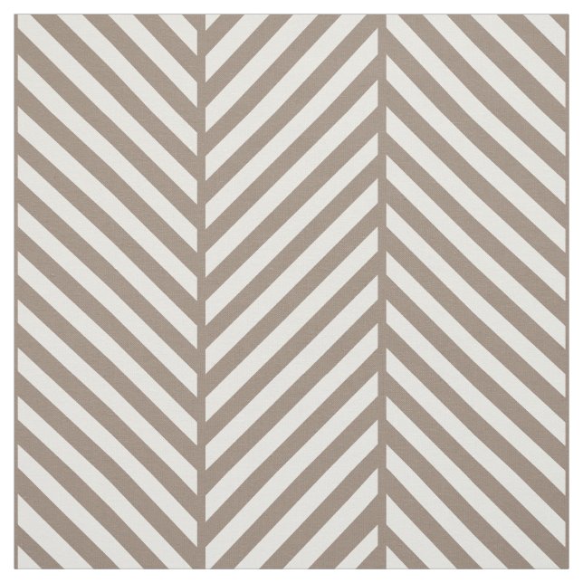 Tecido Mocha Brown Herringbone Grande Escala (Modelo)