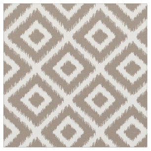 Tecido Mocha Brown Ikat Diamouros