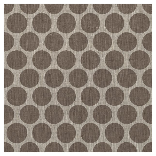 Tecido Mocha Brown Mod Dots (Modelo)