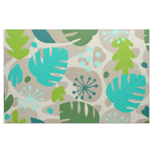 Tecido Mod Monstera Leaf Abstrato havaiano Tropical - Leg
