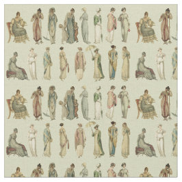 Tecido Moda de regência da Ackermann
