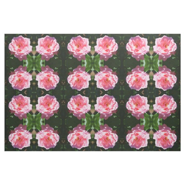 Tecido Moda floral rosa bonito rosa (Fat Quarter)
