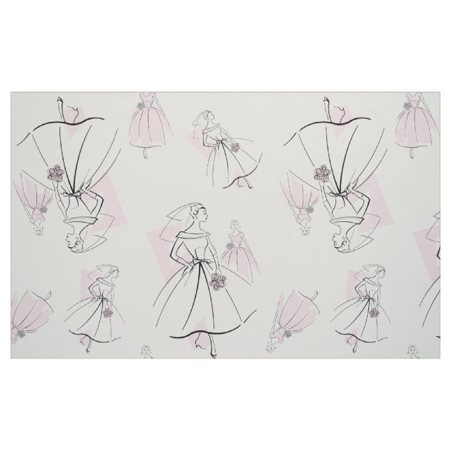 Tecido Moda Noiva Rosa Grupo Multigrande (Fat Quarter)