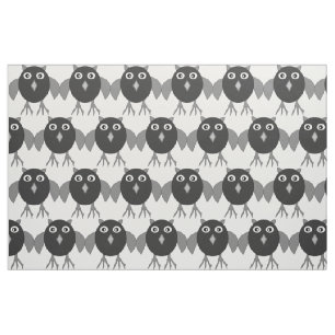 Tecido modelado do Dia das Bruxas coruja