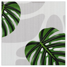 Tecido Modern Boho Botanical Leaves Pattern