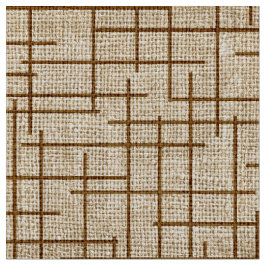 Tecido Modern Crosshatch burlap texture pattern