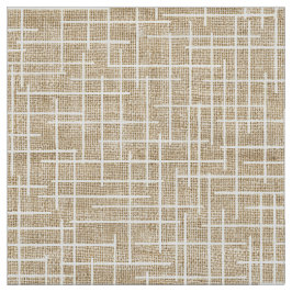 Tecido Modern Crosshatch burlap texture pattern