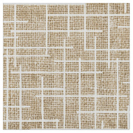 Tecido Modern Crosshatch burlap texture pattern