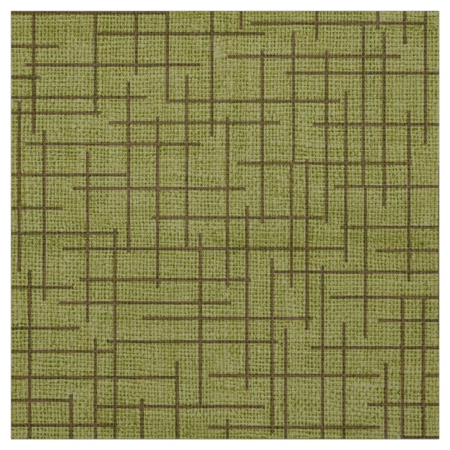 Tecido Modern Crosshatch burlap texture pattern (Modelo)