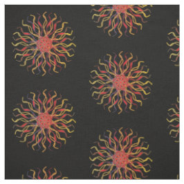 Tecido Modern & Non-traditional Mandala in Multicolored