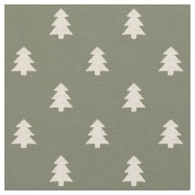 Modern Pine Trees Neutral Boho Farmhouse Winter