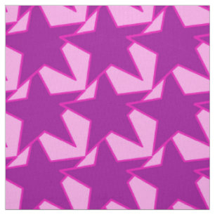 Tecido Modern Star Geométrico - ametista roxo e rosa