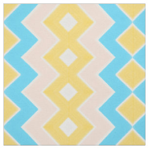 Tecido Moderno Dourado PeachTeal e Amarelo