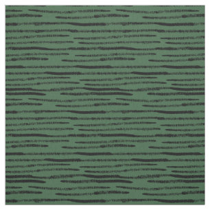 Tecido Moderno Trendy Black Lines Caçador de Fundo Verde