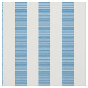 Tecido moderno vertical branco azul das listras