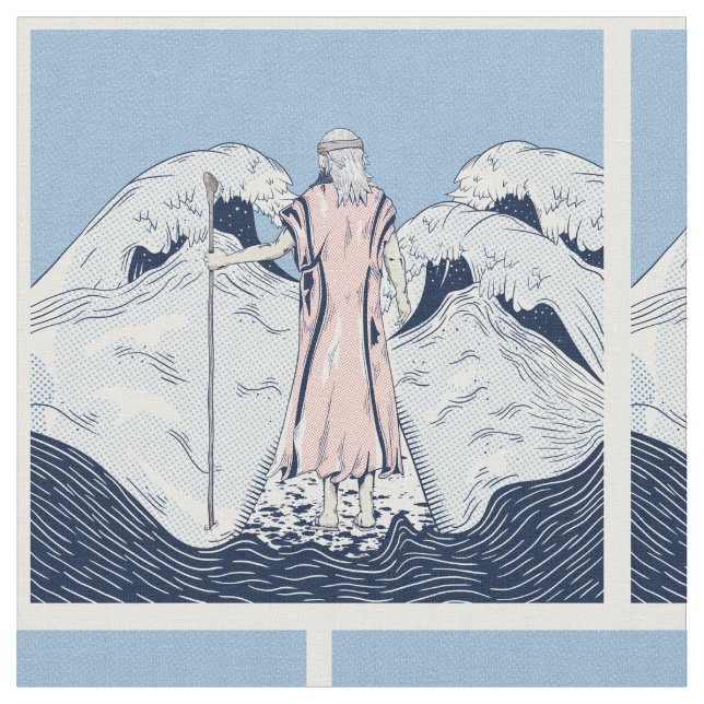 Tecido Moisés Christian Art (Detalhe)