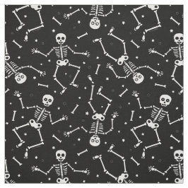 Tecido Molde de Esqueleto de Halloween