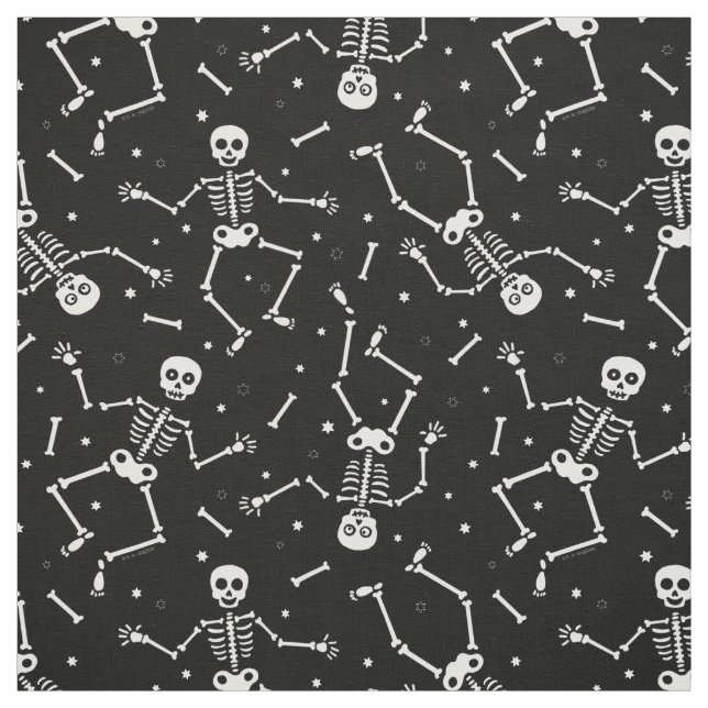 Tecido Molde de Esqueleto de Halloween (Modelo)
