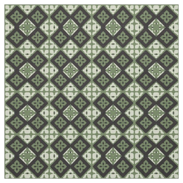 Tecido molho clássico de moda de textura verde quadrado (Modelo)