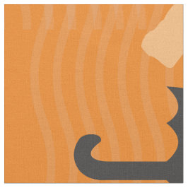 Tecido Monograma de padrão de guarda-chuva preto