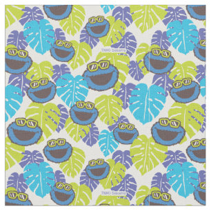 Tecido Monstro de cookies Padrão tropical