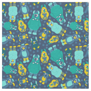 Tecido Monstros Engraçados De Cartoon, Patterados