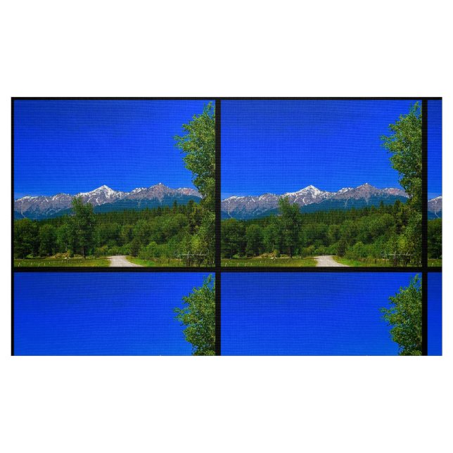 Tecido Montanhas Azuis Majestade (Fat Quarter)