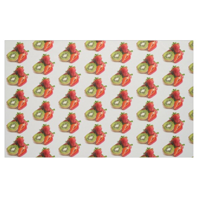 Tecido Morango e kiwi (Fat Quarter)
