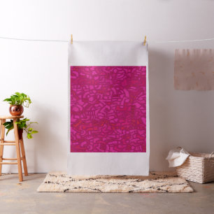 Tecido Mosaico Campos Tribais - Rosa