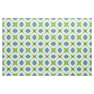 Tecido Mosaico dos quadrados do Verde limão Aqua Turquoi