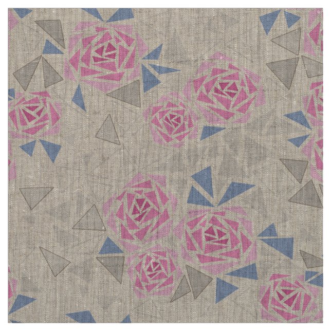Tecido Mosaico, flores (Modelo)