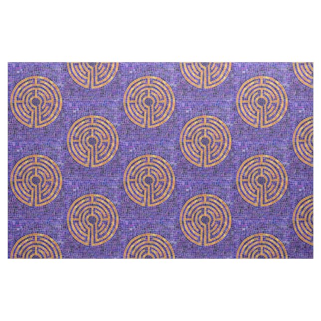 Tecido Mosaico Labirinto (Fat Quarter)