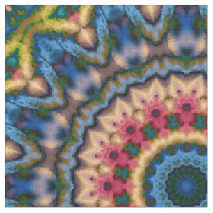 Tecido Mosaico sem costura do azulejo caleidoscópio abst