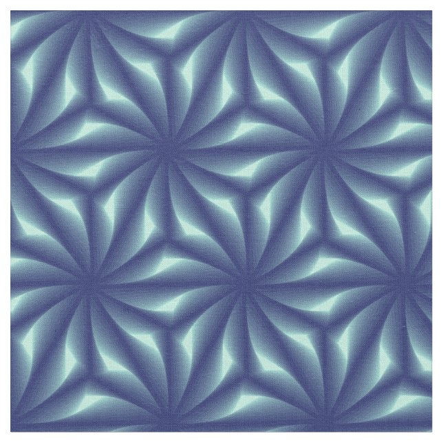 Tecido Motif Fractale Bleu marine (Detalhe)