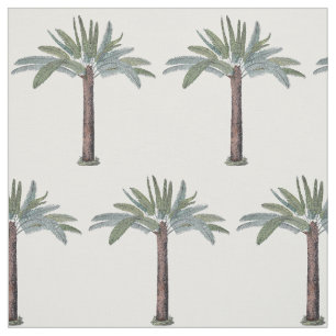 Tecido Motif Tropical Palm Tree em qualquer cor personali