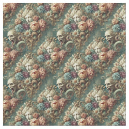 Tecido Motocada Inferna - Azulejo Gótico Denso