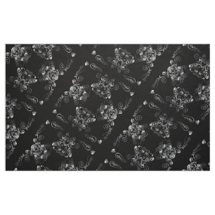 Tecido Motores Cyn Inspiration em preto