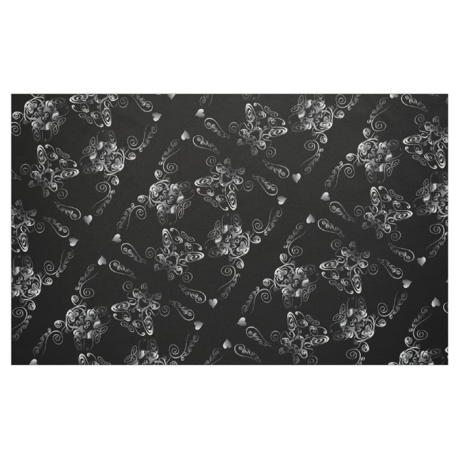 Tecido Motores Cyn Inspiration em preto (Fat Quarter)