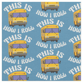 Tecido Motorista de Ônibus Engraçado