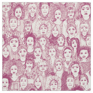 Tecido mulheres da cereja do mundo