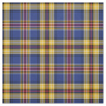 Murtagh Tartan Blue e Dourada Xadrez irlandesa