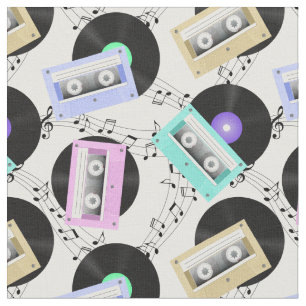 Tecido Music Vinyl Records e Cassette Tapes