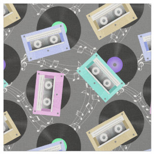 Tecido Music Vinyl Records e Cassette Tapes