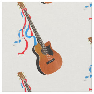 Tecido Música Americana de Bass Acústico