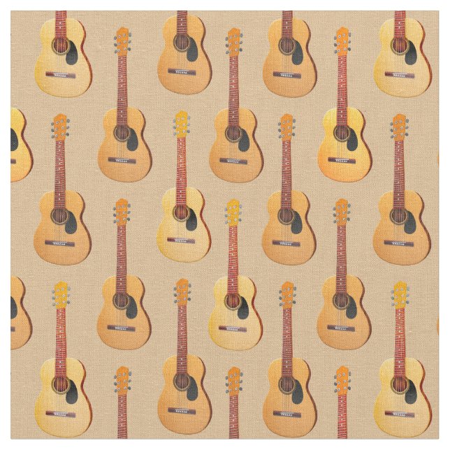 Tecido Músico de Guitarras Acústicas Clássicas (Detalhe)