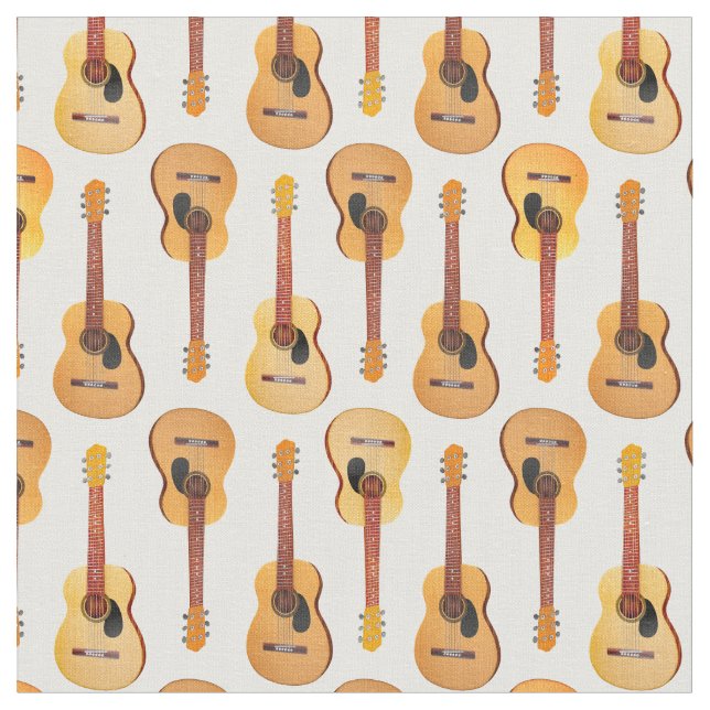 Tecido Músico de Guitarras Acústicas Clássicas (Detalhe)