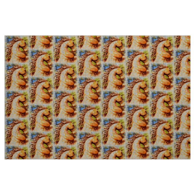 Tecido mustang prancing (Fat Quarter)