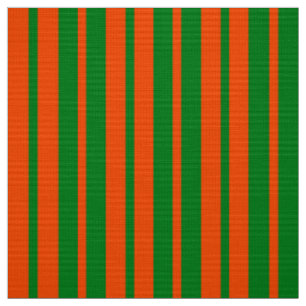 Tecido Na moda Verde Laranja - Padrão de faixa Design