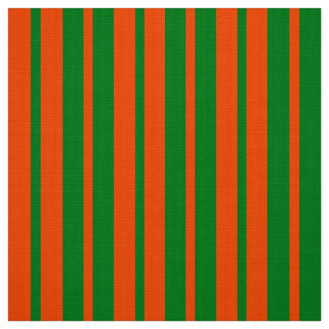 Tecido Na moda Verde Laranja - Padrão de faixa Design (Modelo)